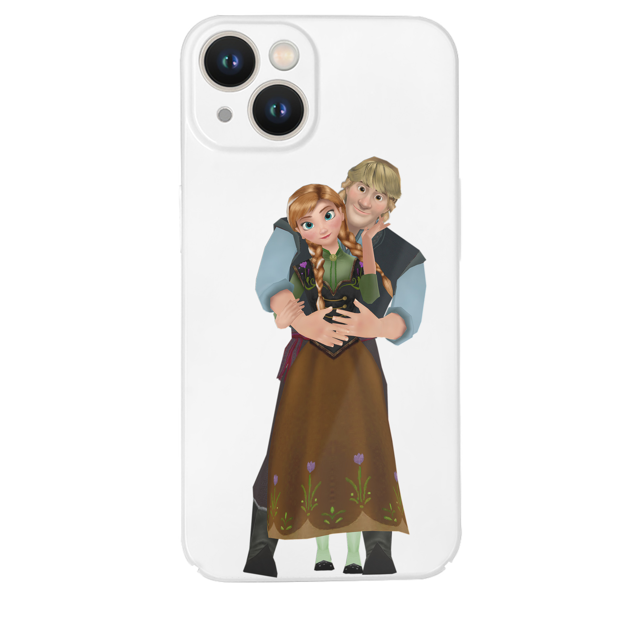 （画像用） アナと雪の女王 アンナ エルサ Frozen Anna Elsa 【iPhone 14シリーズ対応】ハードケース